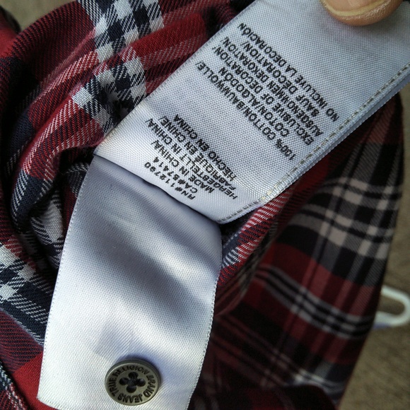 True Religion plaid western style  button down - Picture 7 of 10